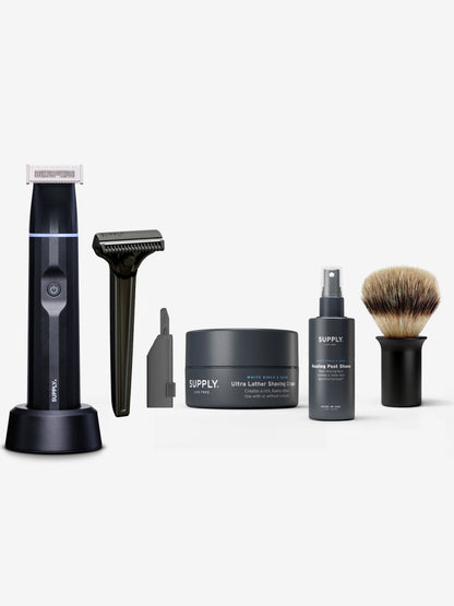 De complete scheer- en trimset